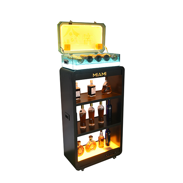 Metal cabinet and quicksand combined luminous products